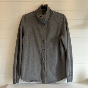 Cotton Ginny Button Up Sweat Top